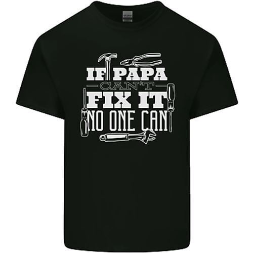 If DAD Can't Fix It T Shirt Grandad DADDY TOP Fathers Day Gift - Foto 9