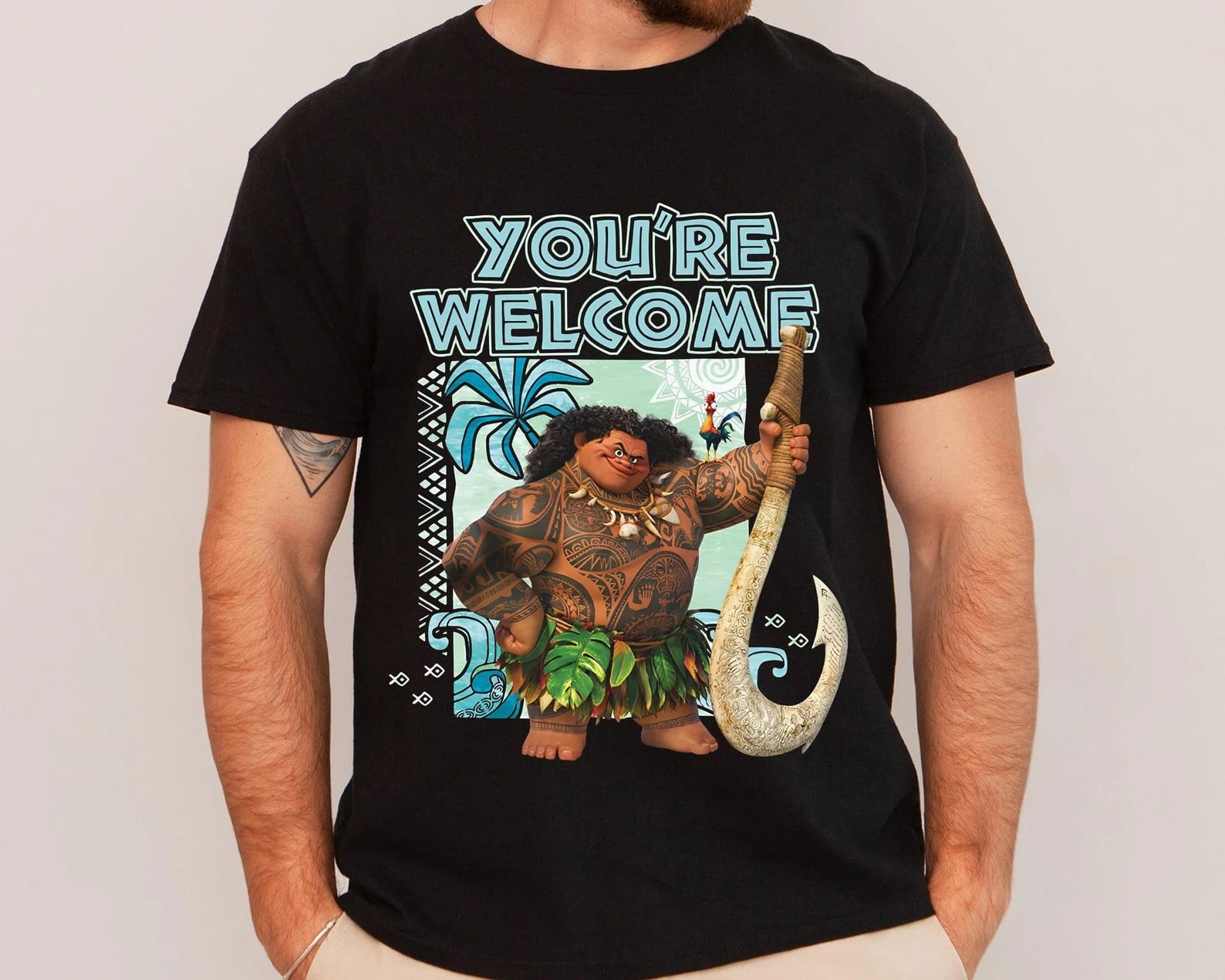 Osec Maui You're Welcome Happy Father's Day Gift Moana & Maui Fans 2D T ...