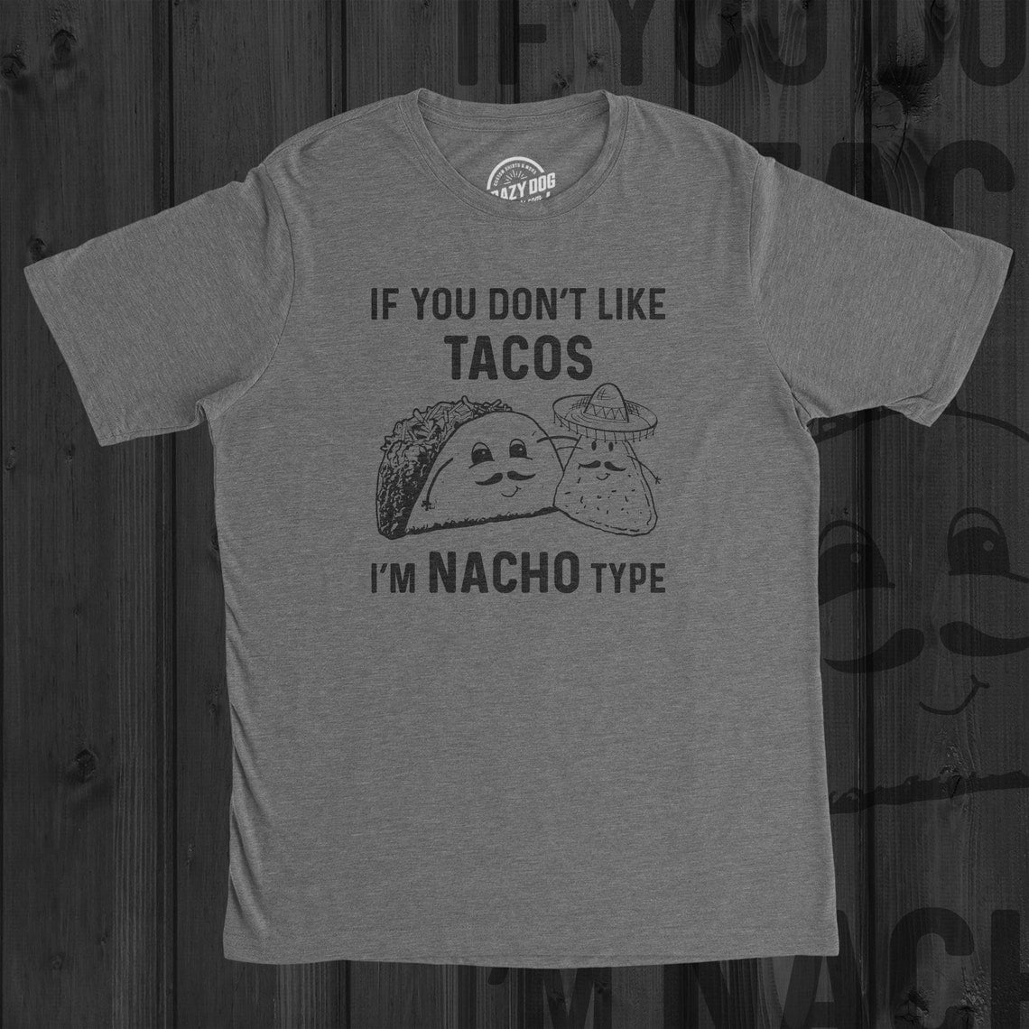 Taco Tuesday Men's Cycling Jersey - DrySport Polyester, 3 Back Pockets, Fun Print