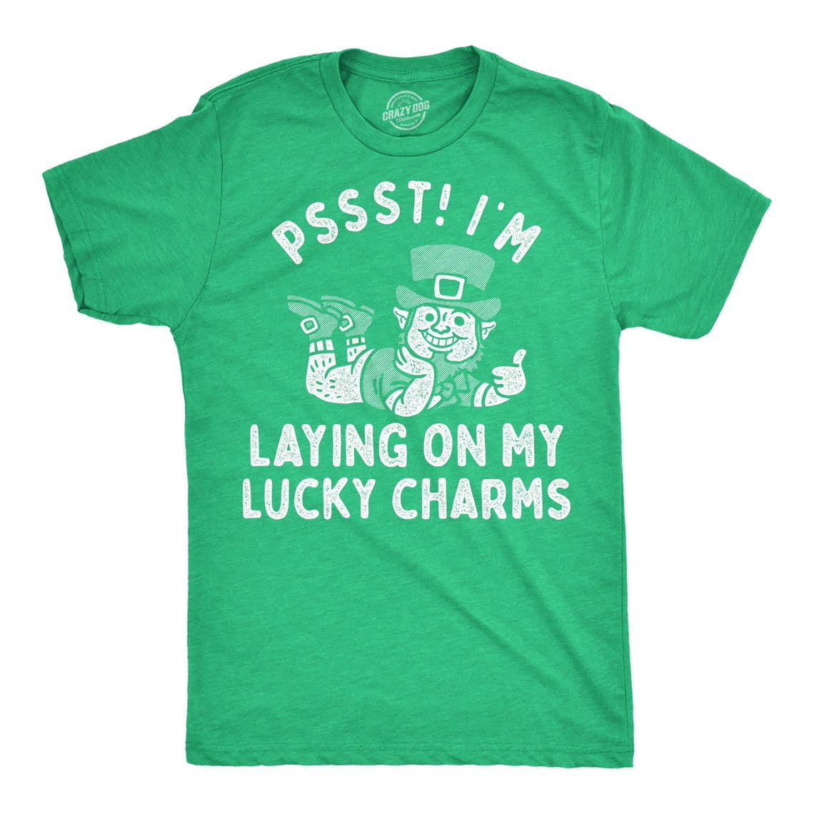 T-shirt St Patrick's Day - Fruit Of The Loom - Homme XL - Vert Trèfle - Neuf