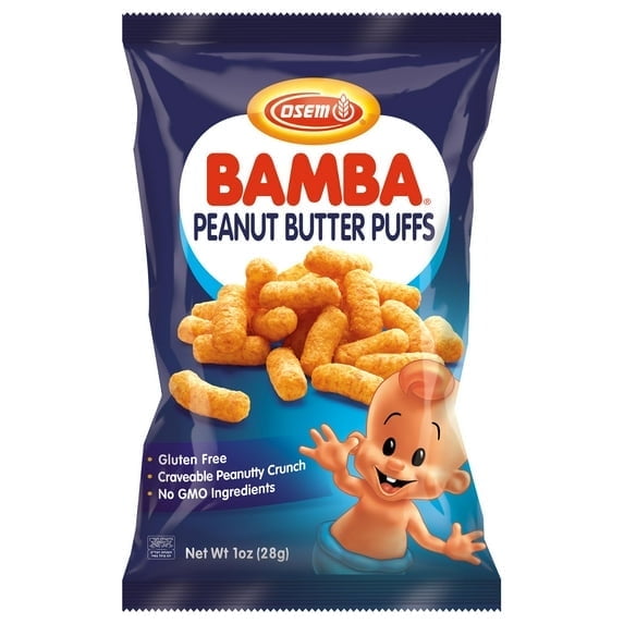 Osem Bamba Peanut Butter Puffs 1oz