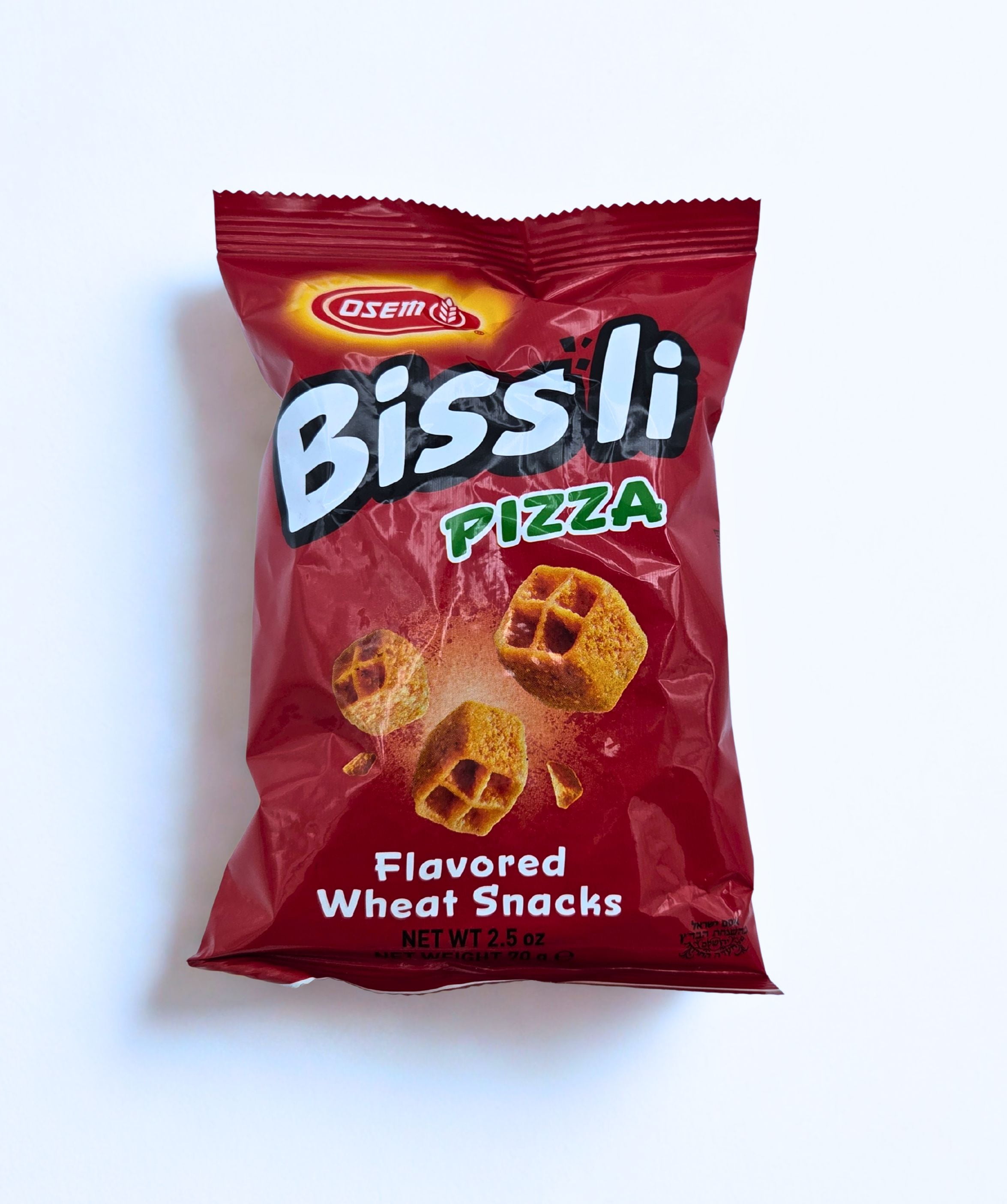 Osem Bissli Pizza Wheat Snacks, 2.5 oz