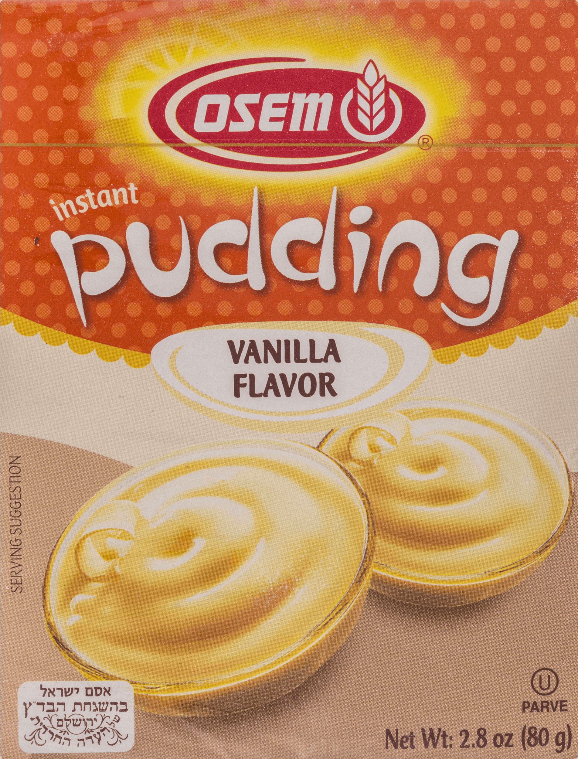 Osem Instant Pudding Vanilla, 2.8 OZ