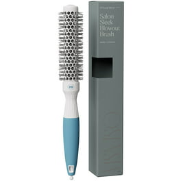 Boar Bristle Round Brush with Wooden Handle -2.4 with Bristles (1.2 Core)  for Blow drying Medium Length Hair - Care Me