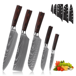 Buy CAROTE Knife Set, Stainless Steel Knife for Kitchen Use, Chef's Knife  Set, Santoku Knife & Non-Slip Handle with Blade … in 2023