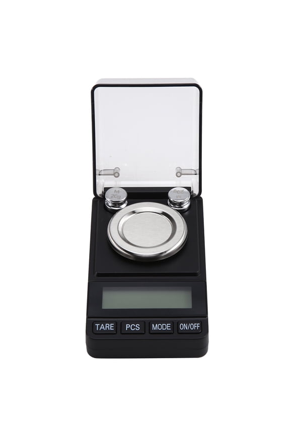 0.001g Digital Milligram Scale LED Mini Pocket Jewelry Scale, Electronic Weight Balance for Gold, Powder, Coins, Lab