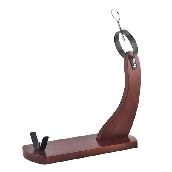 Osfvolr 1 Pc Ham Stand, Wooden Ham Stand, Ham Holder Stand for Carving Spanish Hams and Italian Prosciutto, Sturdy Wood Board