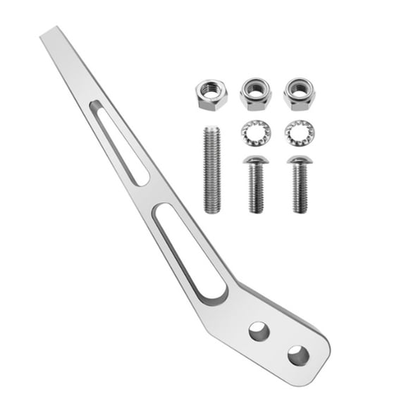 Osfvolr 10 Inch Bent Shifter Handle Lever Aluminium Alloy Gear Shift Stick for Tremec T5 T45 T56 TKO500 600 Bent Shift Arm
