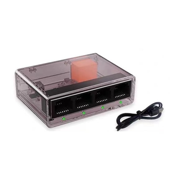 Osfvolr 1000Mbps Network Switch 5 Ports RJ45 LAN Hub Adapter Full/Half Duplex Internet Splitter Ethernet Smart Switcher