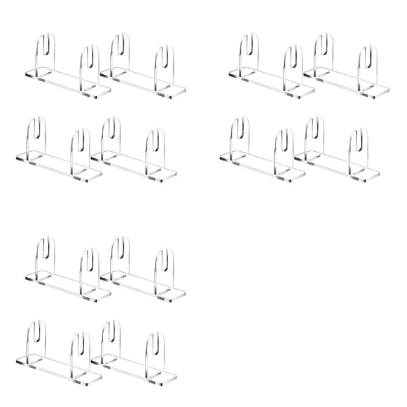Osfvolr 12 Pcs Acrylic Fan Display Stand Folding Clear Fan Holder Easel Japanese Chinese Hand Fan Stand Foldable Handheld Fan