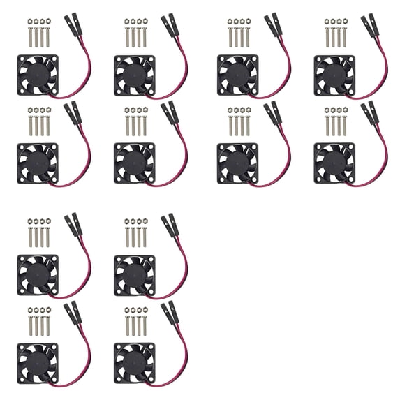 Osfvolr 12PCS Brushless CPU Cooling Fan Heatsink Cooler Radiator 3.3V ...