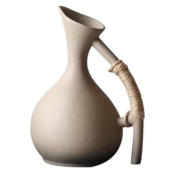 Osfvolr 1300ml Ceramic Pitchers Cold Hot Water Kettle Large Capacity High Temperature Resistance Teapot Household Cup Drinkware