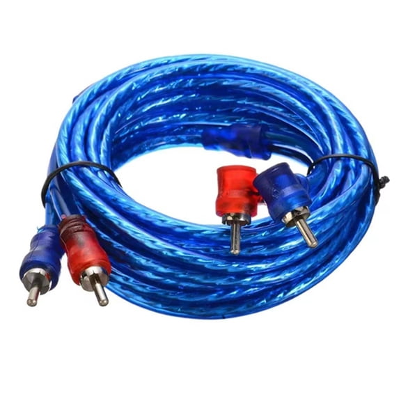 Osfvolr 1500W 10GA Car Audio Speakers Wiring Kit Car Subwoofer Amplifier Wire Set with Fuse Control, Speaker Wiring Signal Line