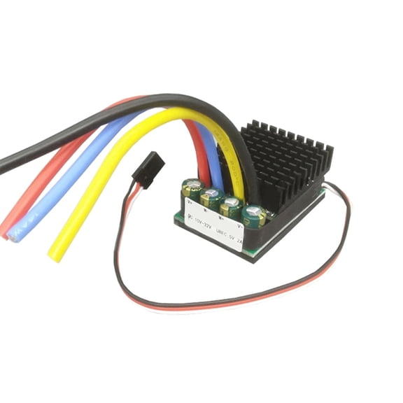 Osfvolr 1pc 480A Brushed ESC Crawler Mode Switchable Electronic Speed Controller for RC Car Truck Boat Models Lithium Battery