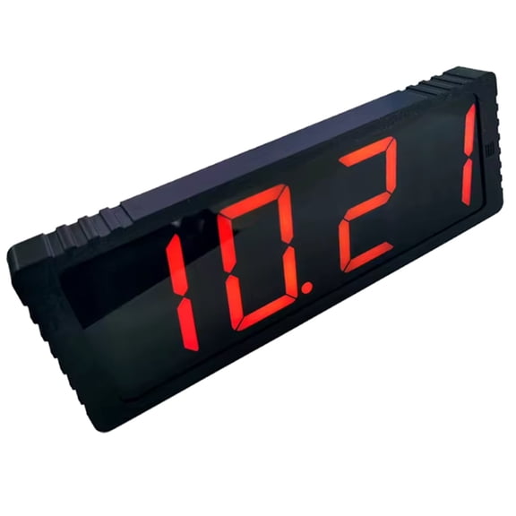 Osfvolr 2.3inch Wifi Clock 12/24Hours Electronic Clock LED Digital TIME Display Date Alarm Clock Wireless Network WIFI Timing