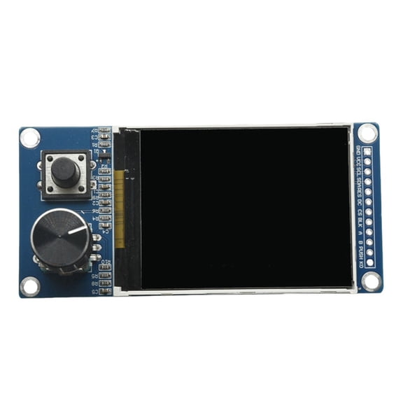 Osfvolr 2.4 Inch TFT Display Screen with EC11 Rotary Encoder Module SPI Interface LCD Display Screen DIY Electronic Projects