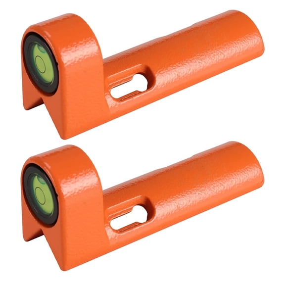 Osfvolr 2 Pcs Portable Measuring Instrument, Special Horizontal Bubble for Tower Ruler, Adjustable Grade Rod Level.