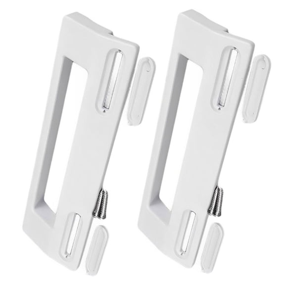 Osfvolr 2 Set Replacement Handle Kitchen Appliance Parts Plastic Texture Refrigerator Handles Suitable for Refrigerators Repair