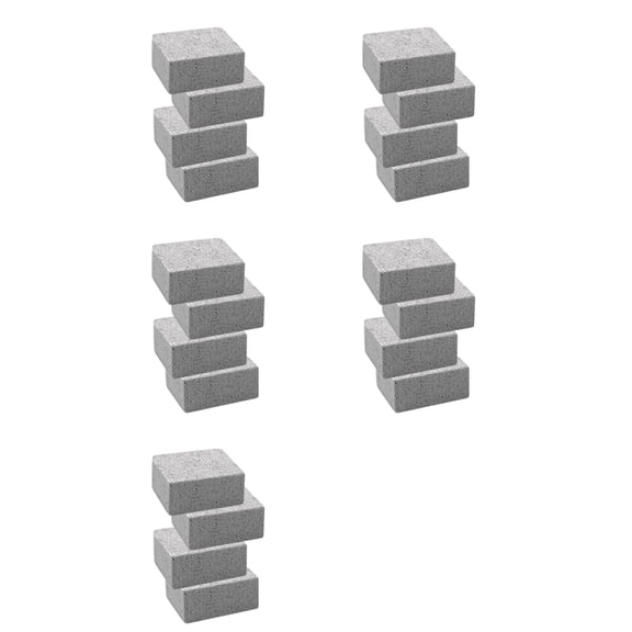Osfvolr 20 Pack Grill Griddle Cleaning Brick Block,Kitchen Bathroom Cleaning Pumice Block, de-Scaling Cleaning Stone
