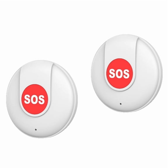 Osfvolr 2PCS Tuya Smart WiFi SOS Button Emergency Wireless Security Alarm Panic Device for Safety Smart Life Remote