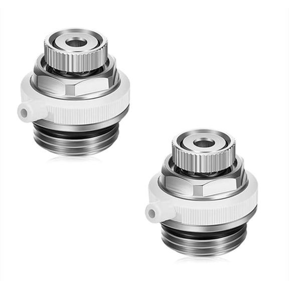 Osfvolr 2Pcs Fully Automatic Air Vent Auto Cut-Off Self Bleeding Radiator Valve 1/2inch for Heating Systems