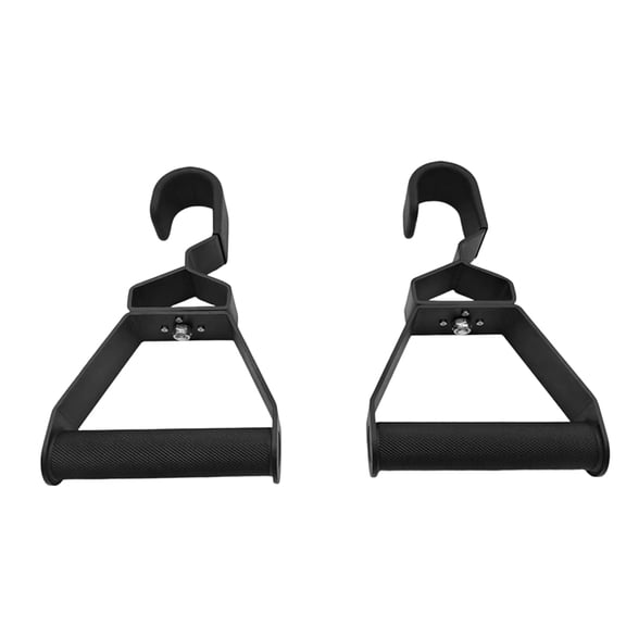 Osfvolr 2Pcs Gyms Grip Pull Up Handles, Exercises Band Attachments Handle Adjustable Lat Pulldown Handle Rowing Grips