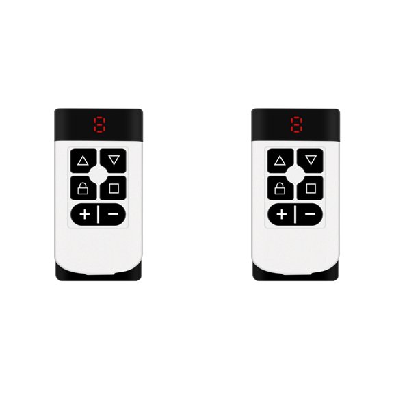 Osfvolr 2X 6-Button Garage Door Remote Control Duplicator 315MHZ-868MHZ Multi-Frequency Code Grabber Clone Gate Garage C