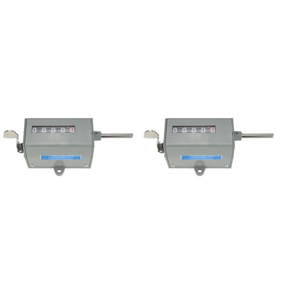 Osfvolr 2X 75-I 5-Digit Mechanical Manual Counter for Punching Machines Rotation Type Industrial Revolution Counter AC220V