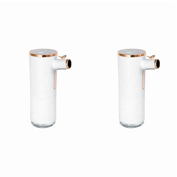 Osfvolr 2X Automatic Foam Soap Dispenser, Touchless Electric Soap Dispenser, Auto Adjustable Soapdispenser for Kitchen Bathroom