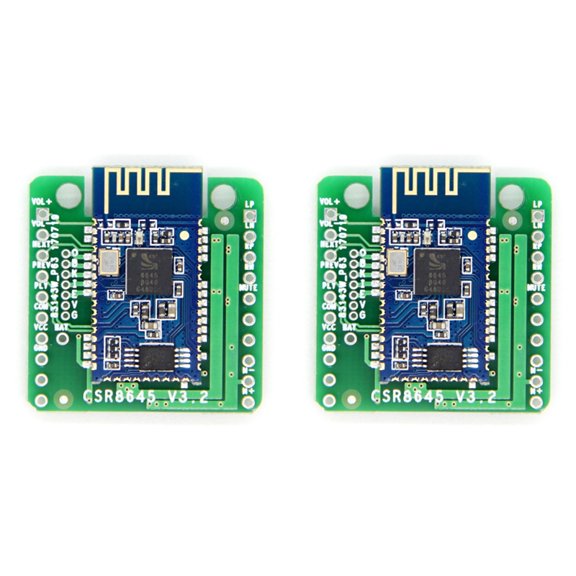 Osfvolr 2X Bluetooth Amplifier Board Module 5.0 Audio Receiver CSR8645 Dual 5W Speaker Audio Amplifier