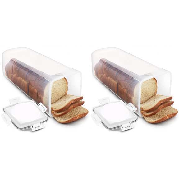 Osfvolr 2X Bread Preservation Box - Sealed Bread and Toast Storage Container for Kitchen, Practical Bread Keeper B
