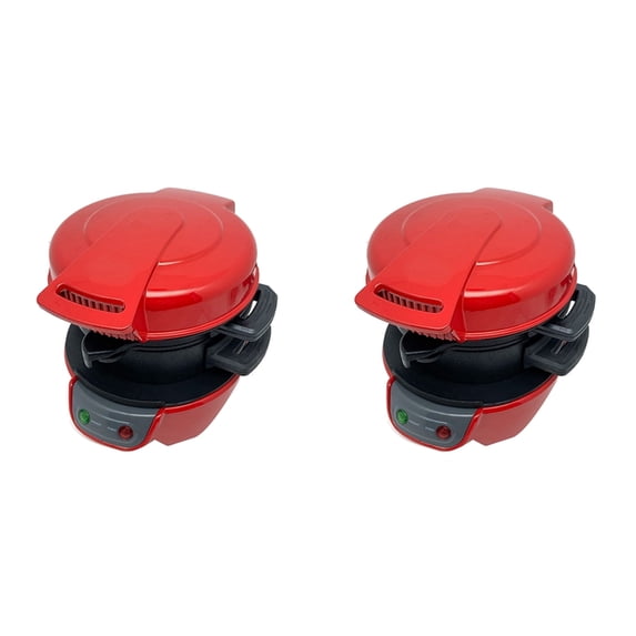 Osfvolr 2X Burger Press Non-Stick Multifunction Customize Ingredients for English Muffins Croissants Mini Waffles US Plug