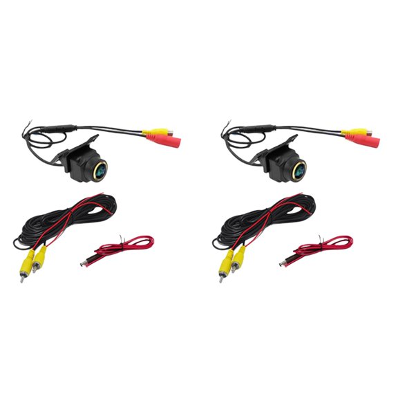 Osfvolr 2X Car AHD CVBS 720P Camera Car Intelligent Dynamic Trajectory Tracks Parking Line Camera Rear View Reverse Camera