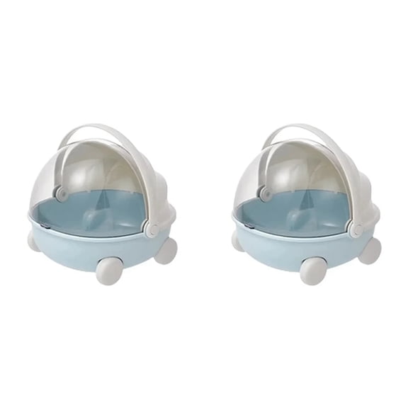 Osfvolr 2X Doll Storage Cradle - Exclusive Cotton Sleep Module, Perfect for Doll Display and Storage, Blue