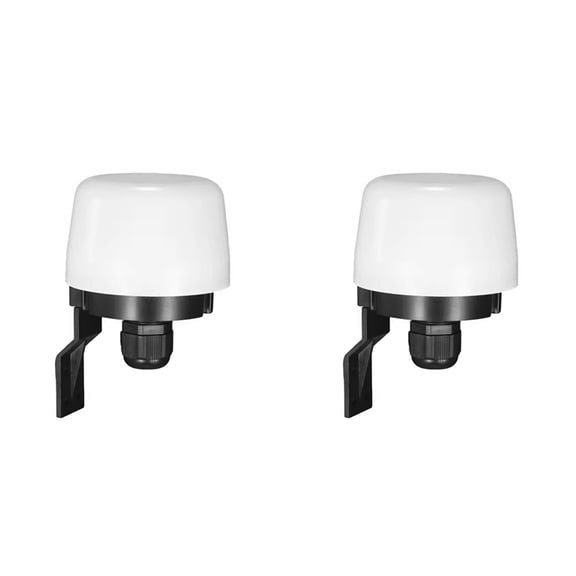 Osfvolr 2X IP65 220-240V/AC10A Light Control Photo Sensor Automatic Photocell Switch for Street Lamps