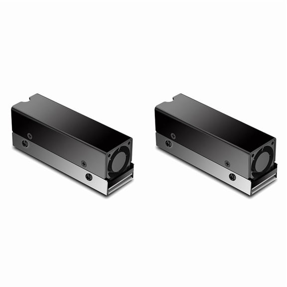 Osfvolr 2X M.2 2280 SSD PCI-E NVMe Heat Sink Solid State Hard Disk Radiator Cooler Aluminum Heatsink Cooling Thermal Pad Cooler
