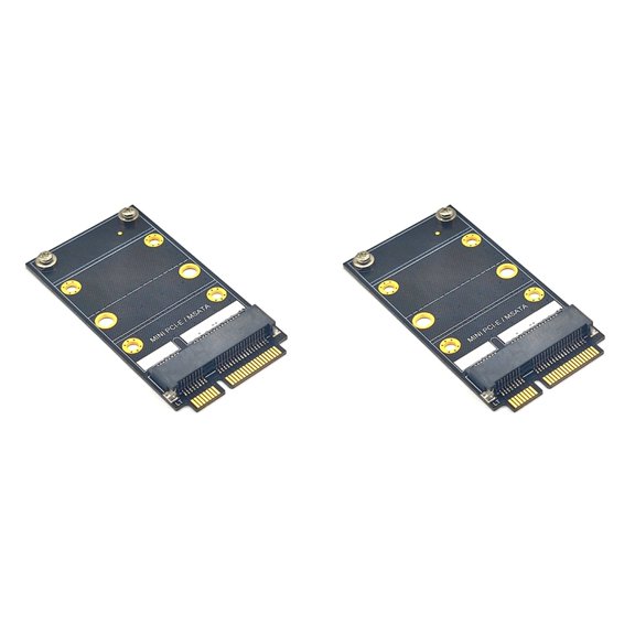 Osfvolr 2X Mini PCIE/MSATA Adapter Solid State Drive Converter Expansion Card Test Board for MSATA SSD Mini PCI Express