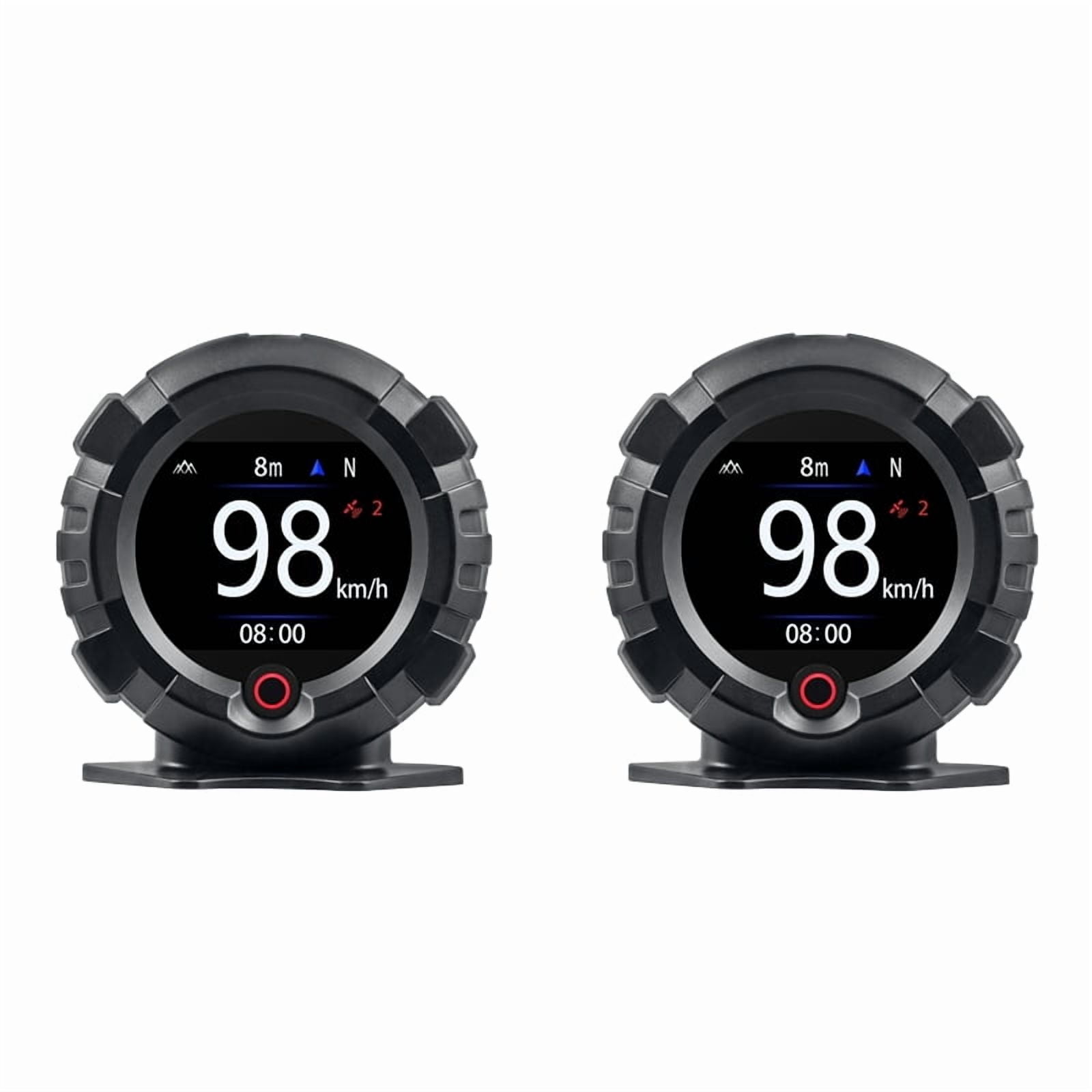 Osfvolr 2X X95 Car GPS Slope Meter Digital Head Up Display Inclinometer ...