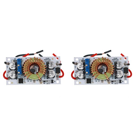 Osfvolr 2pcs DC-DC Boost Converter Constant Current Mobile Power Supply 10A 250W LED Driver Step Up Module
