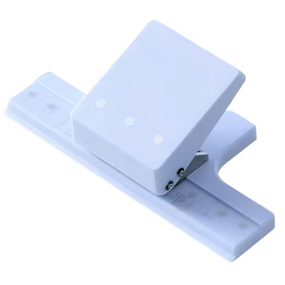 Osfvolr 3-Hole Punch Handheld Paper Punch, Small Multi-Function Hole Puncher for Scrapbooking, Paper Crafting,6-Sheet Capacity