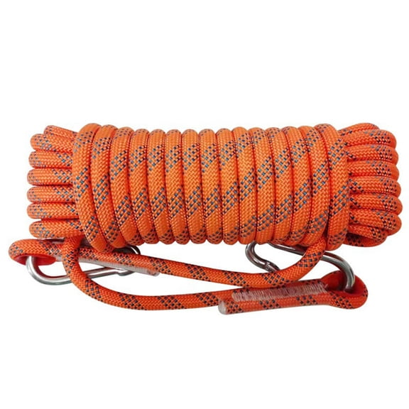 Osfvolr 30m Climbing Rope 8mm Outdoor Rock Climbing Escape Rope Safety Survival Cord for Tree Climbing Mountaineering Camping