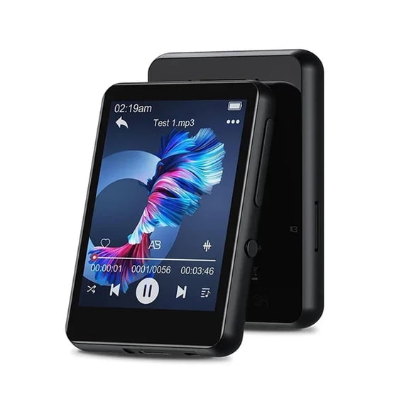 Osfvolr 32GB 2.4'' Touch Screen Bluetooth Mp3 Player with Built-in HD Speaker MP3 Player with FM Radio HiFi Voice Recording