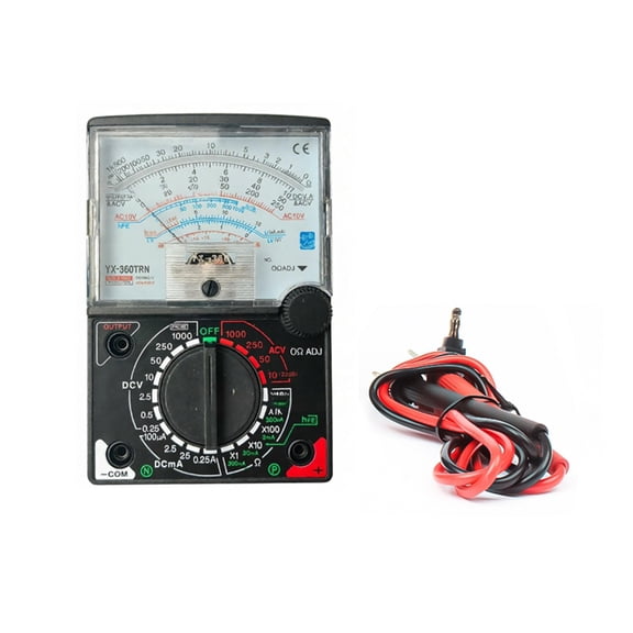 Osfvolr -360TRN MINI Analog Multimeter AC DC Needle Type Universal Meter Pointer Display Voltmeter Ammeter