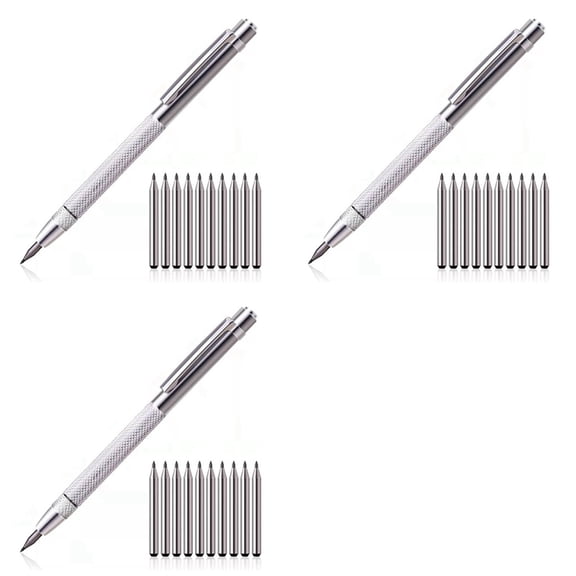 Osfvolr 3X Scribing Pen Carbide Tip Engraving Pen Carbide Nib Stylus Pen