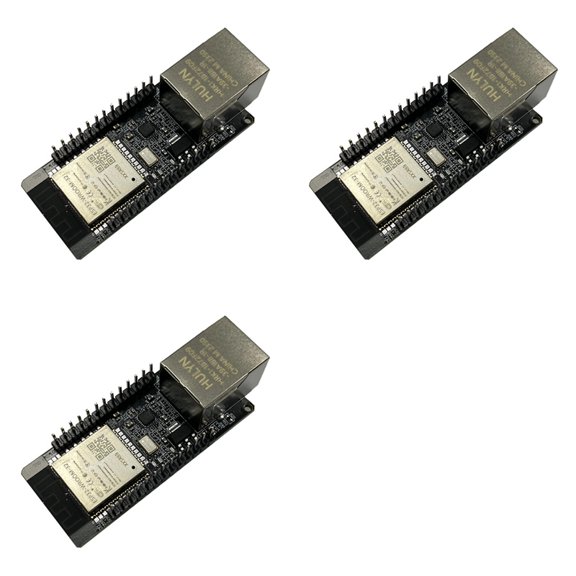 Osfvolr 3X WT32-ETH01 Wireless Module Serial Port Networking Bluetooth + WiFi Combo Gateway Module WT32 ETH01