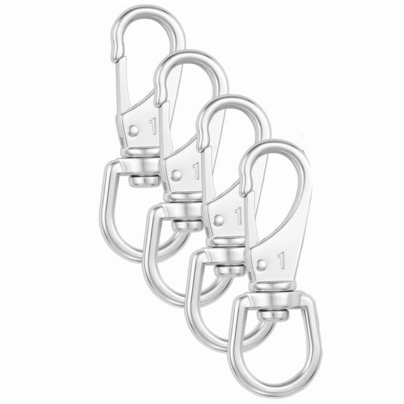 Osfvolr 4 Pack Swivel Snap Hooks, 3.5 Inch Heavy Duty Swivel Hook for Flag Pole Rope, Dog Leashes, Keychains, Boat Ropes