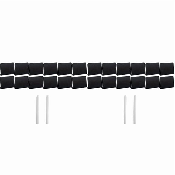 Osfvolr 40 Pack 4X3In Mini Chalkboard Signs for Chalk Sign for Food - Party - Buffet - Table Sign Chalkboard with 2 Chalk Marker