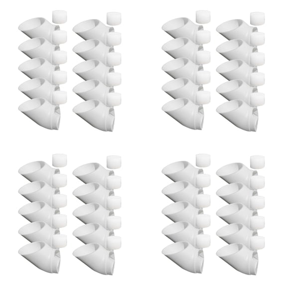 Osfvolr 40 Sets Hydroponic Soil-Free Growing System DIY Hydroponic Nursery Garden Kit