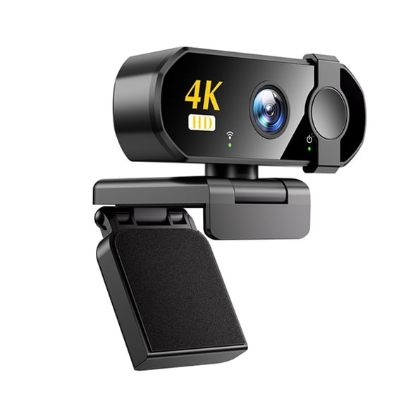 Osfvolr 4K HD USB Webcam for Laptop Desktop External Camera Plug Play Webcam Auto-Focus Streaming for Online Classes Live Video