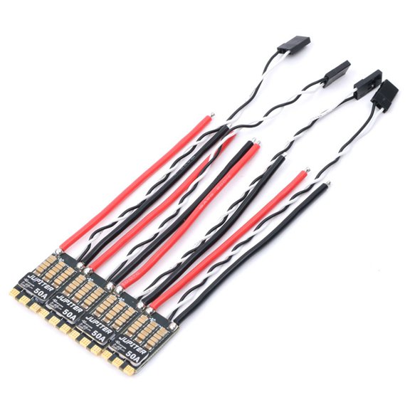 Osfvolr 4PCS 50A AM32 ESC Brushless Electronic Governor 3-6S 40V MOSFET for RC FPV Drone